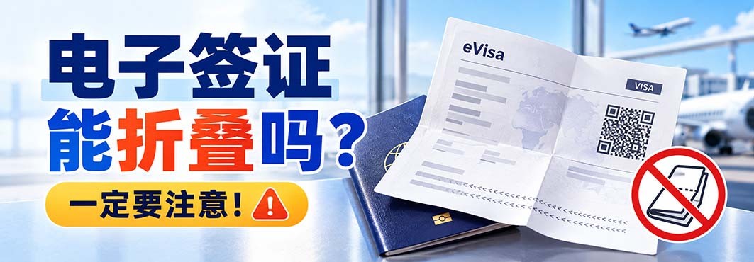 电子签证不好携带？到底能不能折叠？注意什么？